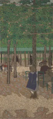 Dokumentasi museum Under the Trees (from "The Public Gardens"). Édouard Vuillard (French, 1868–1940).