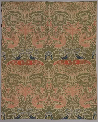Dokumentasi museum Peacock and Dragon . designed by: William Morris (British, 1834–1896).