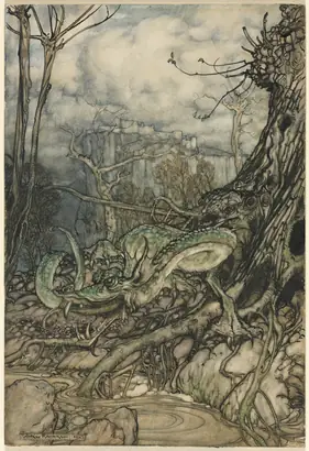 Dokumentasi museum The Green Dragon. Arthur Rackham (British, 1867–1939).