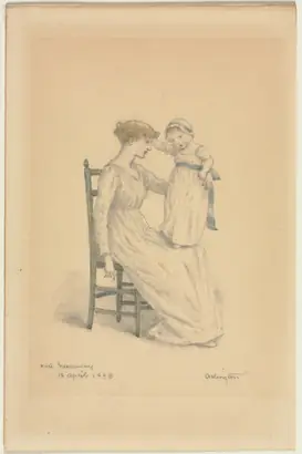 Dokumentasi museum Mother and Child. Kate Greenaway (British, 1846–1901).