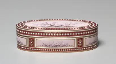 Dokumentasi museum Snuff Box (Tabatière). fabricated by: Charles Le Bastier (French).
