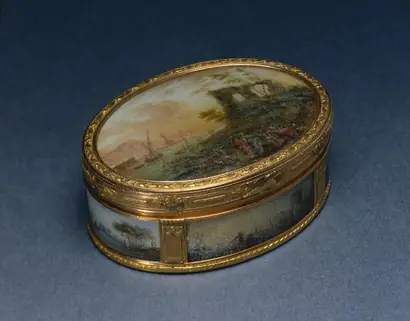 Dokumentasi museum Snuff Box (Tabatière). made by: Pierre-Nicholas Pleyard (French).