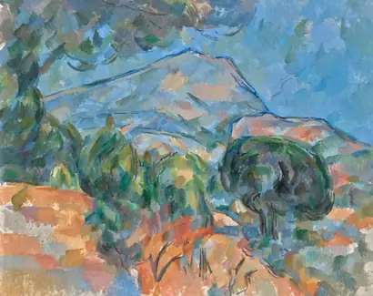 Dokumentasi museum Mount Sainte-Victoire. Paul Cezanne (French, 1839–1906).