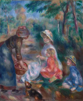 Dokumentasi museum The Apple Seller. Pierre-Auguste Renoir (French, 1841–1919).