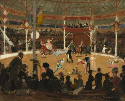 Dokumentasi museum The Circus. attributed to: Suzanne Valadon (French, 1865–1938).