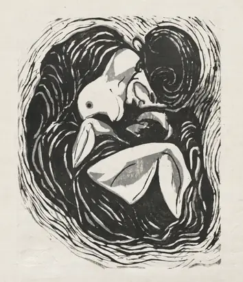 Dokumentasi museum Mother and Child. Koshiro Onchi (Japanese, 1891–1955).
