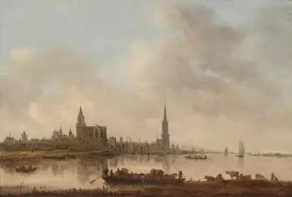 Dokumentasi museum View of Emmerich. Jan van Goyen (Dutch, 1596–1656).