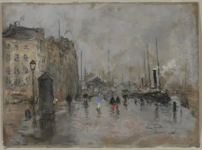Dokumentasi museum The Grand Quai of Le Havre. Siebe Johannes ten Cate (Dutch, 1858–1908).