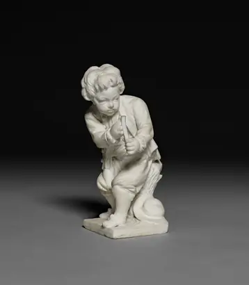 Dokumentasi museum Figure of a Mischief Maker. model by: Etienne-Maurice Falconet (French, 1716–1791); manufacturer: Sèvres Porcelain Factory (French, est. 1756).
