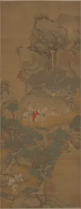 Dokumentasi museum Xu Jingyang Moving His Family. Cui Zizhong (Chinese, 1574–1644).