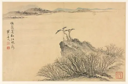 Dokumentasi museum Landscapes in Various Styles after Old Masters. Mei Qing (Chinese, 1623–1697).