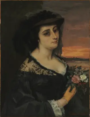 Dokumentasi museum Mme L . . . (Laure Borreau). Gustave Courbet (French, 1819–1877).