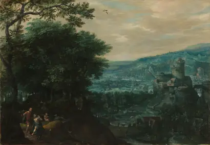Dokumentasi museum Landscape with Venus and Adonis. Gillis van Coninxloo (Netherlandish, 1544–1607).