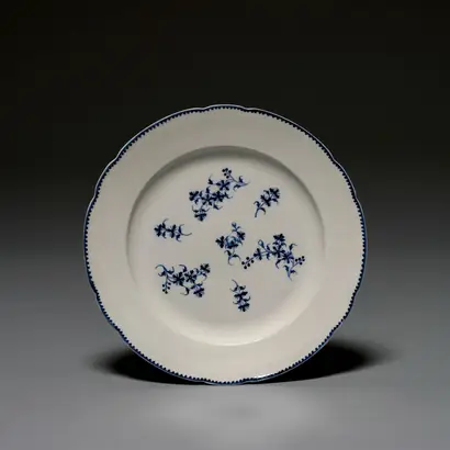 Dokumentasi museum Plate (Assiette). made by: Arras Porcelain Factory (French).