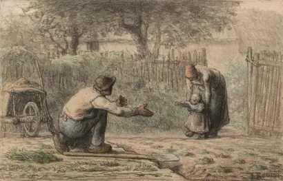 Dokumentasi museum First Steps. Jean-François Millet (French, 1814–1875).