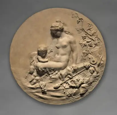 Dokumentasi museum Satyress and Child. Clodion (French, 1738–1814).