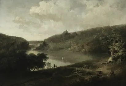 Dokumentasi museum View of a Lake. Thomas Doughty (American, 1793–1856).