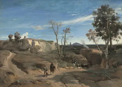 Dokumentasi museum La Cervara, the Roman Campagna. Jean Baptiste Camille Corot (French, 1796–1875).