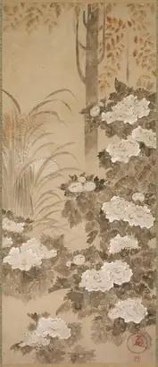 Dokumentasi museum Peonies. Tatebayashi Kagei (Japanese, active mid-1700s).
