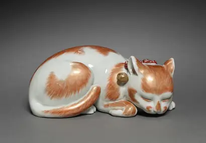 Dokumentasi museum Sleeping Cat. Nama pembuat belum tercantum pada daftar atribusi museum.