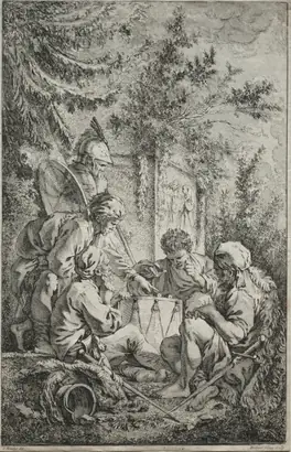 Dokumentasi museum The First Guard. Gabriel Huquier (French, 1695–1772); after: François Boucher (French, 1703–1770).