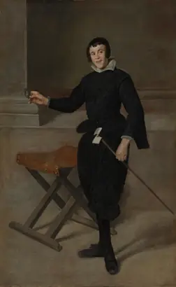 Dokumentasi museum Portrait of the Jester Calabazas. Diego Velázquez (Spanish, 1599–1660).