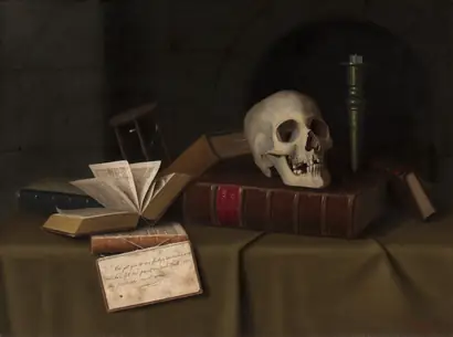 Dokumentasi museum Memento Mori, "To This Favour". William Michael Harnett (American, 1848–1892).