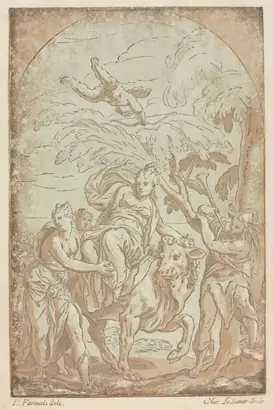 Dokumentasi museum The Rape of Europa. Nicolas LeSueur (French, 1691–1764).