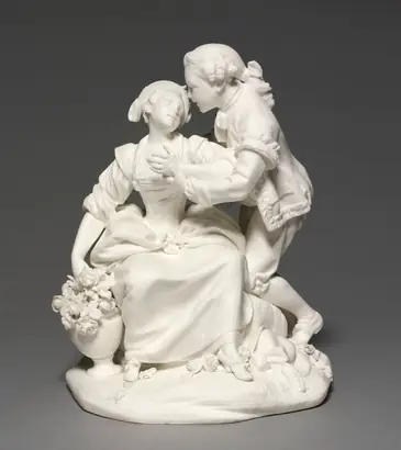 Dokumentasi museum Figure Group of the Festival at the Chateau (La fête au château) or the Model Fidelity (La fidélité modèle). manufacturer: Sèvres Porcelain Factory (French, est. 1756); modeled by: Etienne-Maurice Falconet (French, 1716–1791); after a design by: François Boucher (French, 1703–1770).