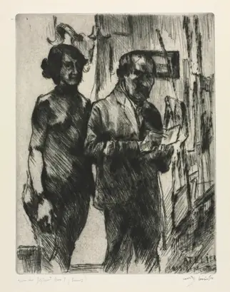 Dokumentasi museum In the Studio. Lovis Corinth (German, 1858–1925).