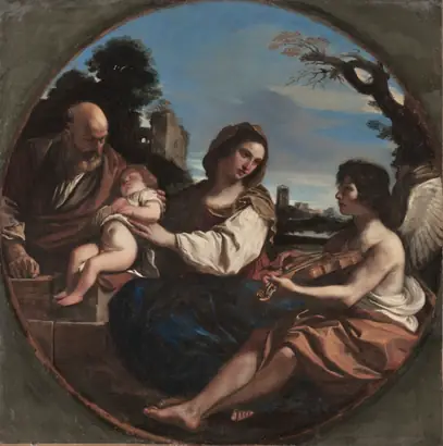 Dokumentasi museum Rest on the Flight into Egypt. Guercino (Italian, 1591–1666).
