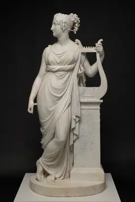 Dokumentasi museum Terpsichore Lyran (Muse of Lyric Poetry). Antonio Canova (Italian, 1757–1822).