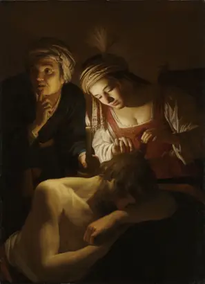 Dokumentasi museum Samson and Delilah. Gerrit van Honthorst (Dutch, 1590–1656).