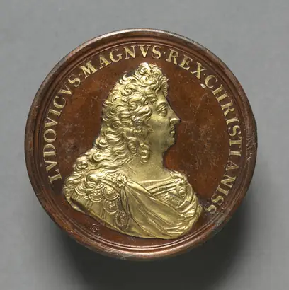 Dokumentasi museum Medal Commemorating the Founding of Saarlouis. Joseph Roettiers (Flemish, 1635–1703).