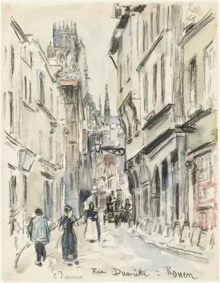 Dokumentasi museum Rue Damiette, Rouen. Camille Pissarro (French, 1830–1903).