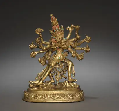 Dokumentasi museum Hevajra and Consort. Nama pembuat belum tercantum pada daftar atribusi museum.