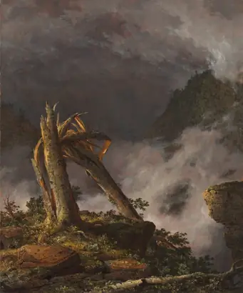 Dokumentasi museum Storm in the Mountains. Frederic Edwin Church (American, 1826–1900).