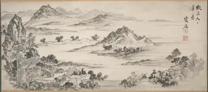 Dokumentasi museum West Lake. Ike Taiga (Japanese, 1723–1776).