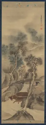 Dokumentasi museum Farmer Returning Home in Autumn. Yosa Buson (Japanese, 1716–1783).