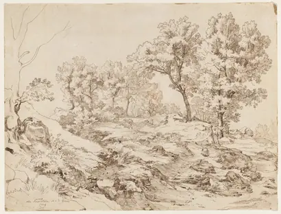 Dokumentasi museum La Serpentara near Olevano. Friedrich Preller (German, 1804–1878).