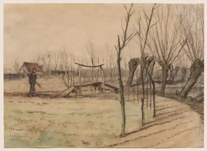 Dokumentasi museum Landscape at Loosduinen. Piet Mondrian (Dutch, 1872–1944).