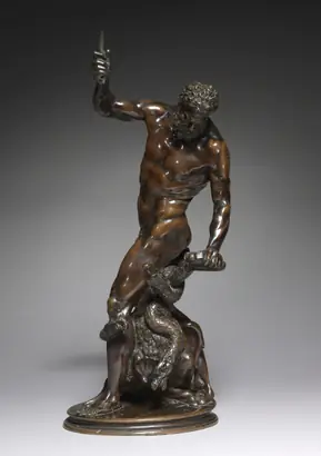 Dokumentasi museum Hercules and the Hydra. Nama pembuat belum tercantum pada daftar atribusi museum.
