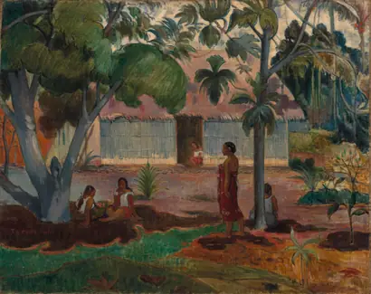 Dokumentasi museum The Large Tree. Paul Gauguin (French, 1848–1903).