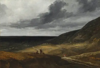 Dokumentasi museum Landscape Near Paris. attributed to: Georges Michel (French, 1763–1843).