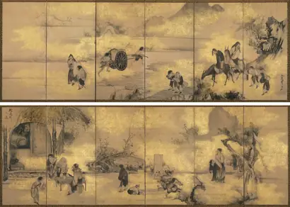Dokumentasi museum The Eight Immortals of the Wine Cup. Soga Shōhaku (Japanese, 1730–1781).