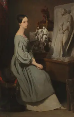 Dokumentasi museum Princess Marie d'Orléans in Her Studio. Ary Scheffer (Dutch, 1795–1858).