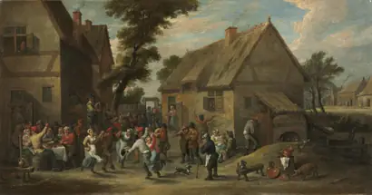 Dokumentasi museum Village Festival. David Teniers (Flemish, 1610–1690).