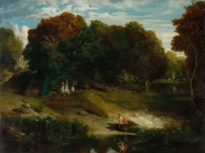 Dokumentasi museum In the Forest. Célestin François Nanteuil (French, 1813–1873).