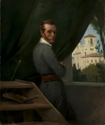Dokumentasi museum Self-Portrait in Rome. Horace Vernet (French, 1789–1863).