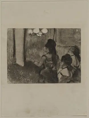 Dokumentasi museum In the Salon. Edgar Degas (French, 1834–1917).
